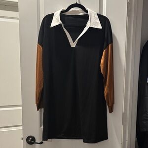 Stylish Black and Brown Women's Dress